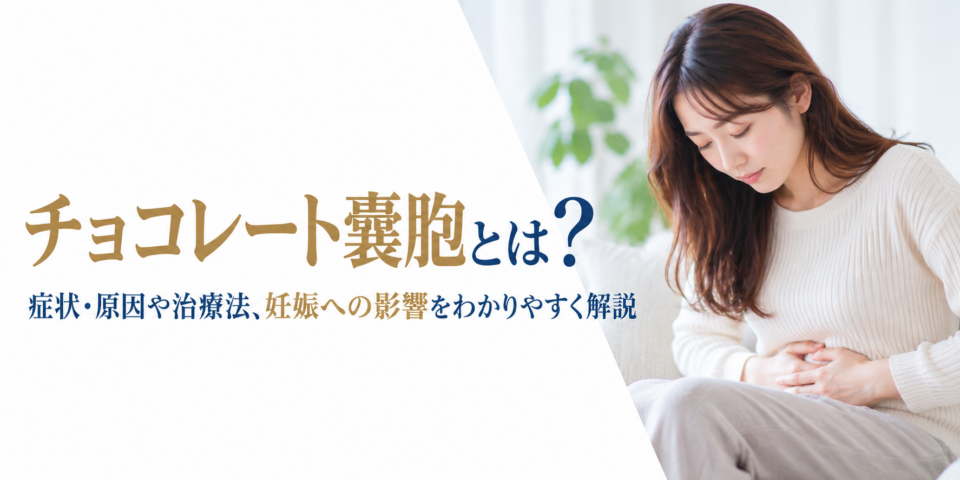 チョコレート嚢胞とは?症状・原因や治療法、妊娠への影響をわかりやすく解説